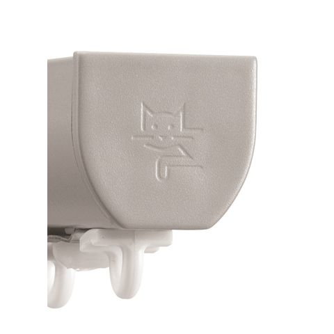 Silent Gliss  Silent Gliss SG 6840 Uncorded 60mm Wave Curtain Track System Anodic Grey