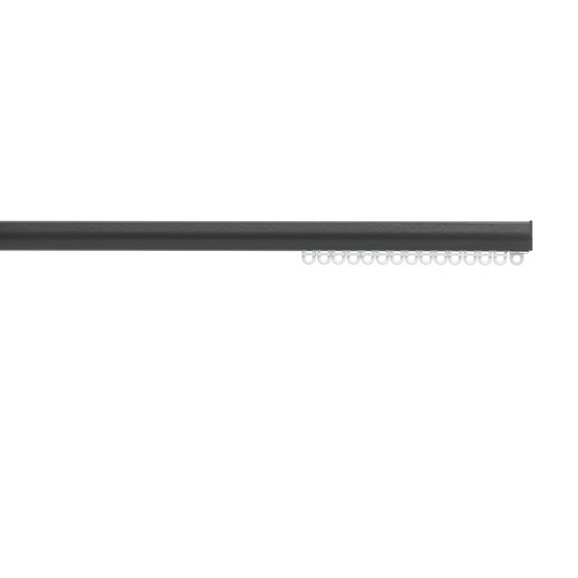 Silent Gliss  Silent Gliss SG 6840 Uncorded 60mm Wave Curtain Track System Charcoal