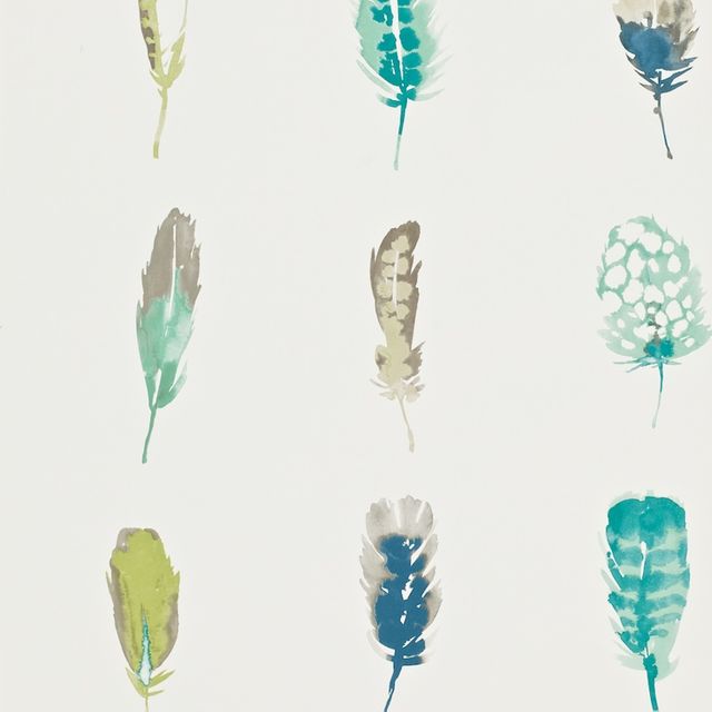 Harlequin Amazilia Limosa Lagoon / Zest / Gooseberry Wallpaper