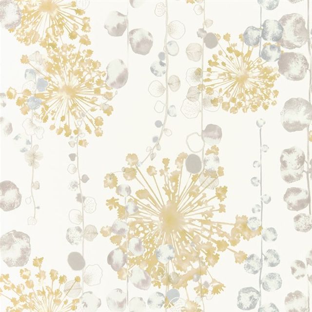 Harlequin Anthozoa Moku Ochre/Seaspray Wallpaper