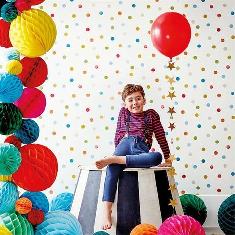 Harlequin Book of little treasures Bon Bon Gilver/Duck Egg/Denim Wallpaper