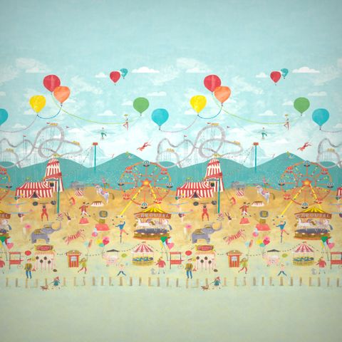 Lifes A Circus Carousel Wallpaper
