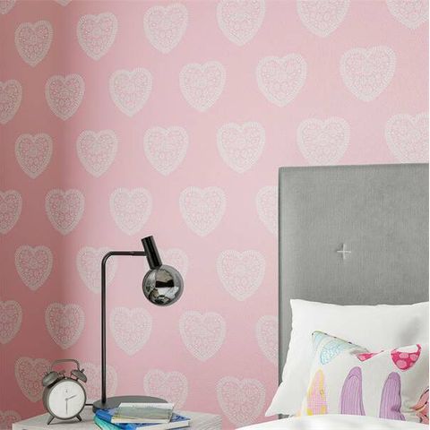 Harlequin Book of little treasures Sweet Heart Pink Wallpaper