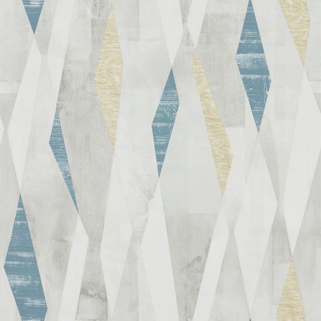 Harlequin Entity Vertices Ink/Gold Wallpaper