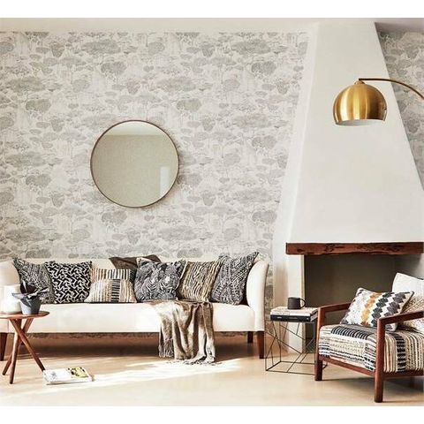 Harlequin Mirador Shamwari Chalk/Gold Wallpaper