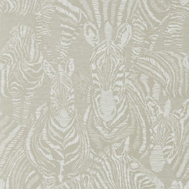 Harlequin Mirador Nirmala Platinum/Chalk Wallpaper