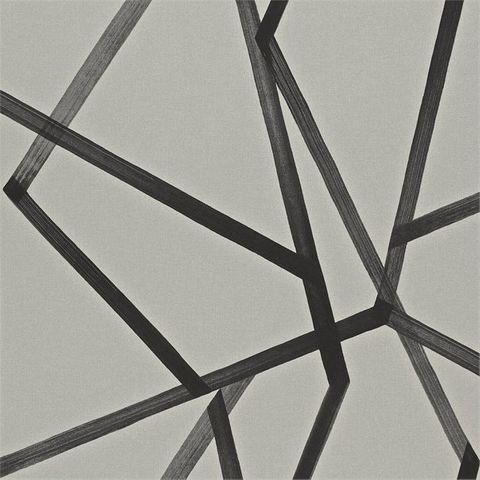 Sumi Linen/Onyx Wallpaper