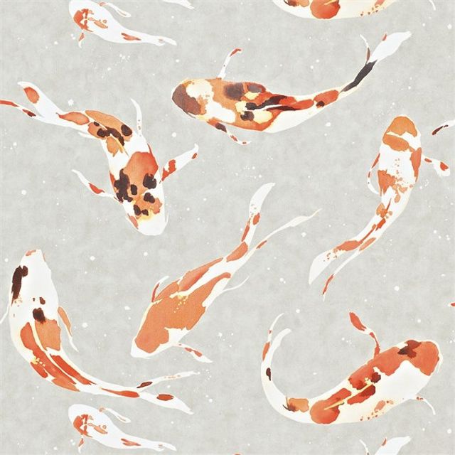 Harlequin Momentum 3 Koi Paprika Wallpaper