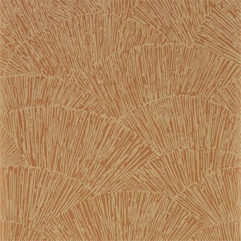 Tessen Copper Wallpaper