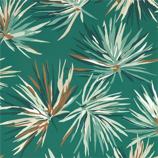 Aucuba Forest/Copper Wallpaper