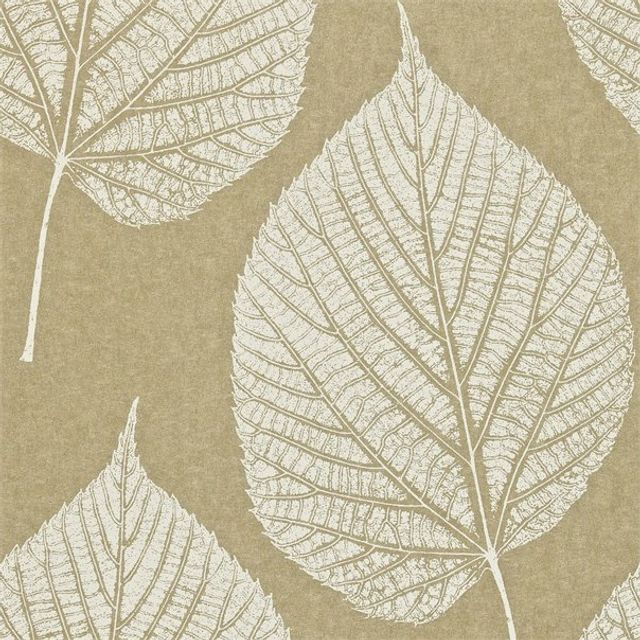 Leaf Gold/Cream Wallpaper
