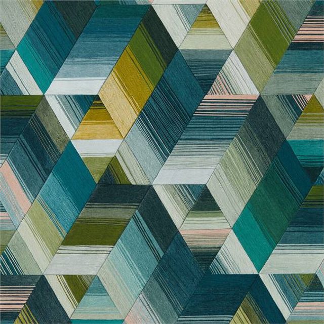 Harlequin Momentum 5 Arccos Arccos Emerald/Blush Wallpaper