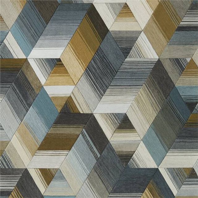Harlequin Momentum 5 Arccos Arccos Ochre/Steel Wallpaper