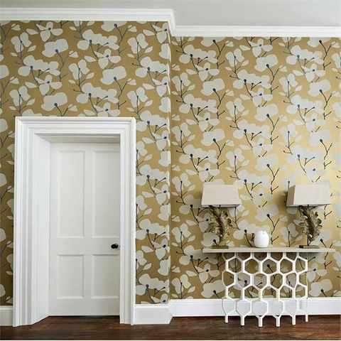 Harlequin Momentum 5 Kienze Shimmer Antique Gold/Ink Wallpaper