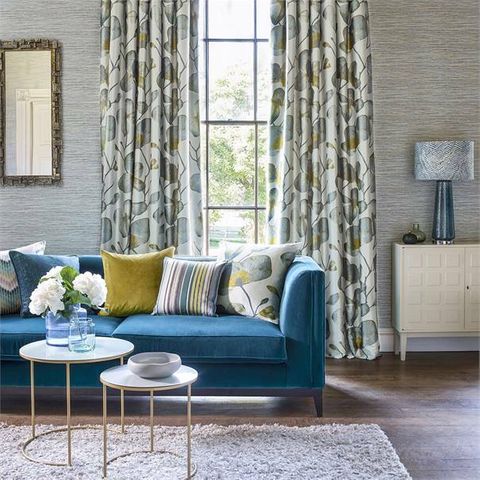 Harlequin Momentum 5 Affinity Affinity Sky/Ochre Wallpaper