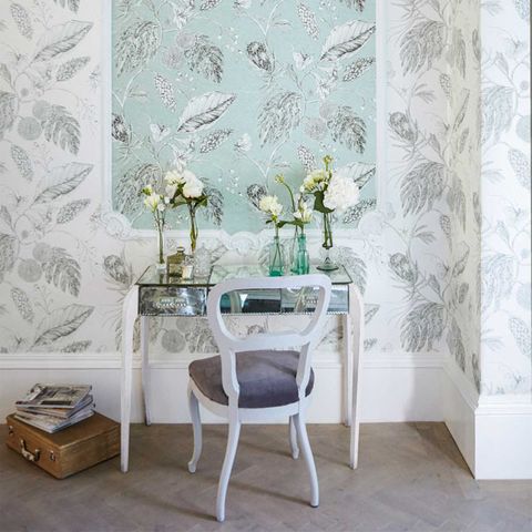 Harlequin Palmetto Amborella Pebble Wallpaper