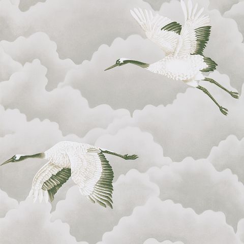 Cranes In Flight Platinum Wallpaper