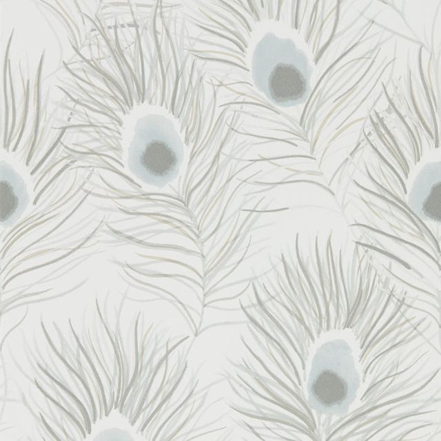 Harlequin Paloma Orlena Powder Blue/Gilver Wallpaper
