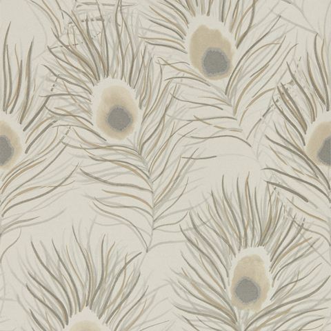 Orlena Putty/Silver Wallpaper