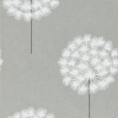 Amity Silver/Chalk Wallpaper