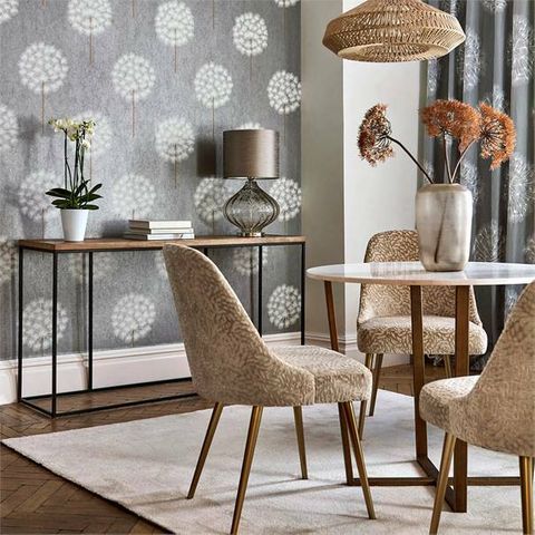 Harlequin Paloma Amity Silver/Chalk Wallpaper