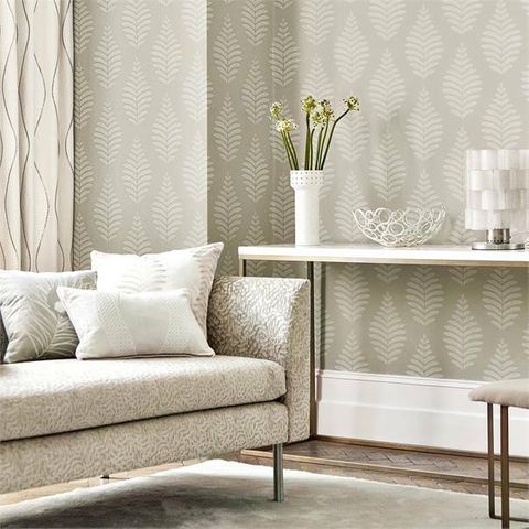 Harlequin Paloma Lucielle Putty/Chalk Wallpaper