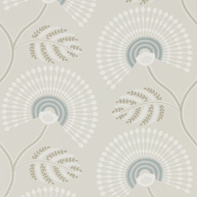 Harlequin Paloma Louella Seaglass/Pearl Wallpaper