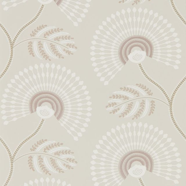 Louella Rose Quartz/Pearl Wallpaper