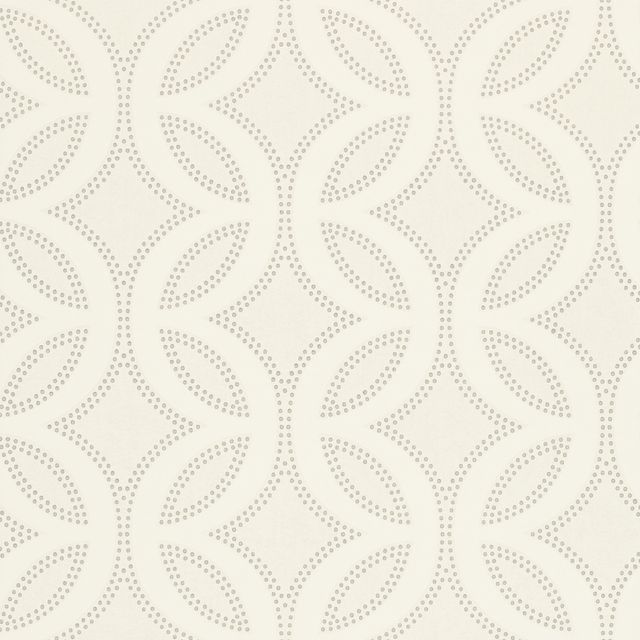 Harlequin Poetica Caprice Chalk Pearl and Silver Wallpaper