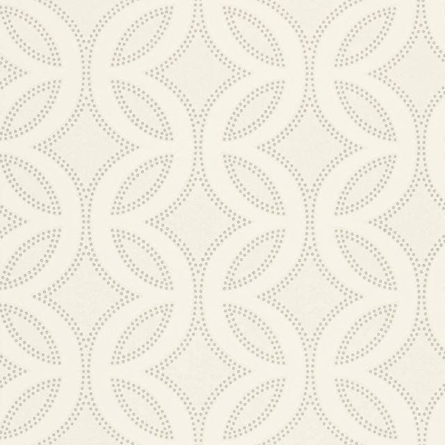 Harlequin Poetica Caprice Chalk Pearl and Silver Wallpaper