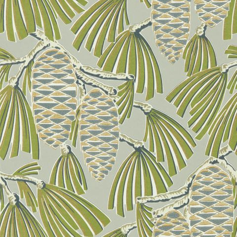 Foxley Fern Stone Wallpaper