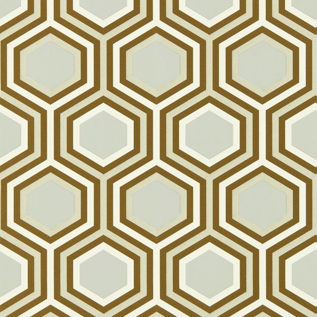 Harlequin Salinas Prints & Weaves Selo Gold/Platinum Wallpaper