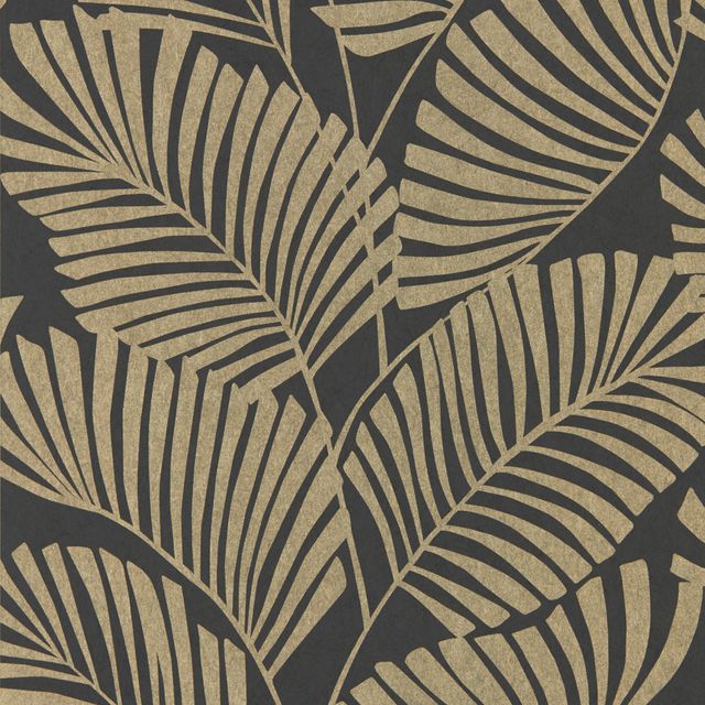 Harlequin Salinas Prints & Weaves Mala Ebony Wallpaper