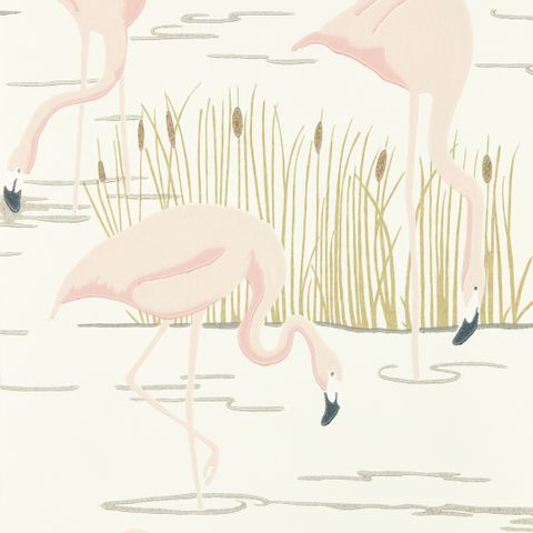 Salinas Champagne / Rose / Gold Wallpaper