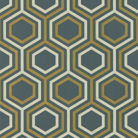 Selo Ebony/Gold Wallpaper