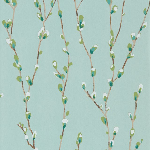 Harlequin Standing Ovation Salice Mint/Emerald Wallpaper