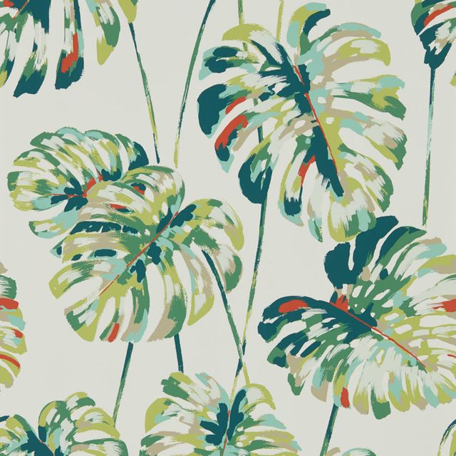 Harlequin Zapara Wallpapers Kelapa Emerald/Zest Wallpaper