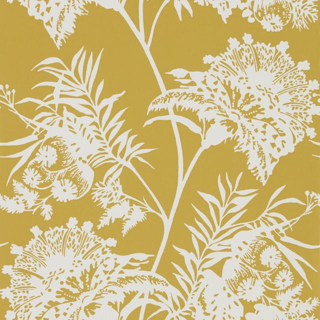 Harlequin Zapara Wallpapers Bavero Ochre Wallpaper