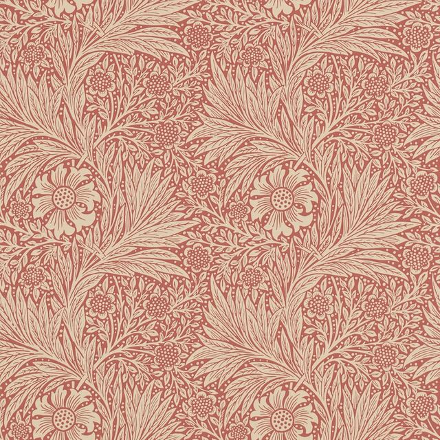 Marigold Brick/Manilla Wallpaper