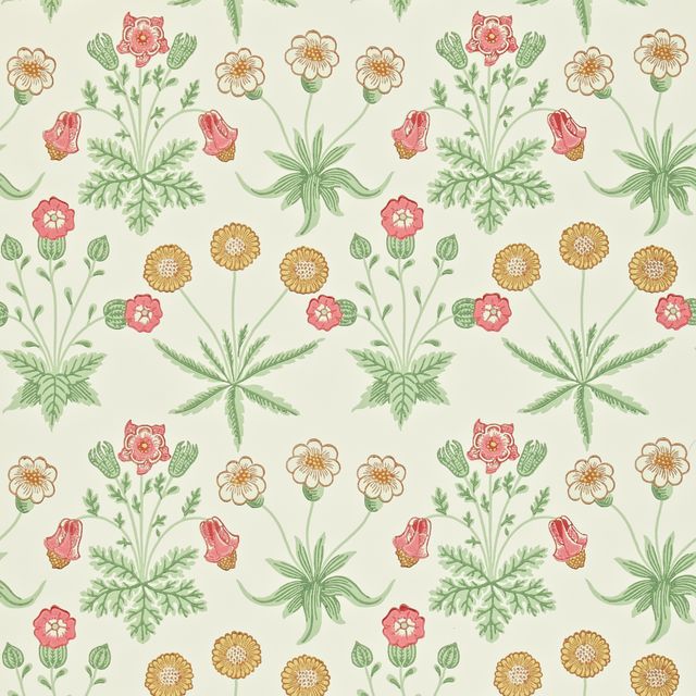 William Morris Archive II Wallpapers Daisy Willow/Pink Wallpaper