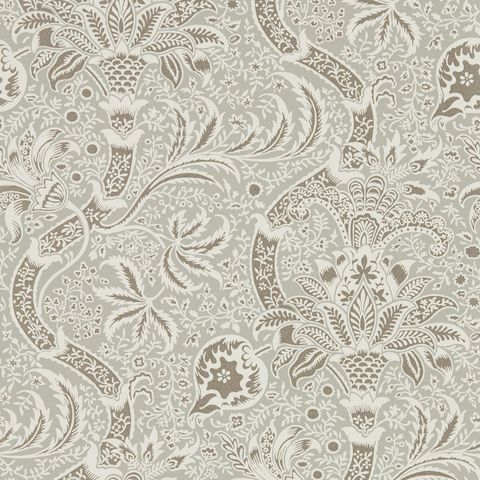 Indian Grey/Pewter Wallpaper