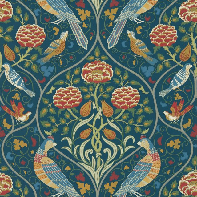 William Morris Melsetter Wallpapers Seasons by May Indigo Wallpaper