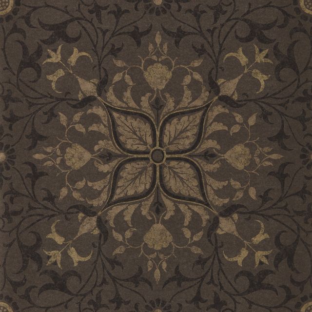 Pure Net Ceiling Charcoal/Gold Wallpaper