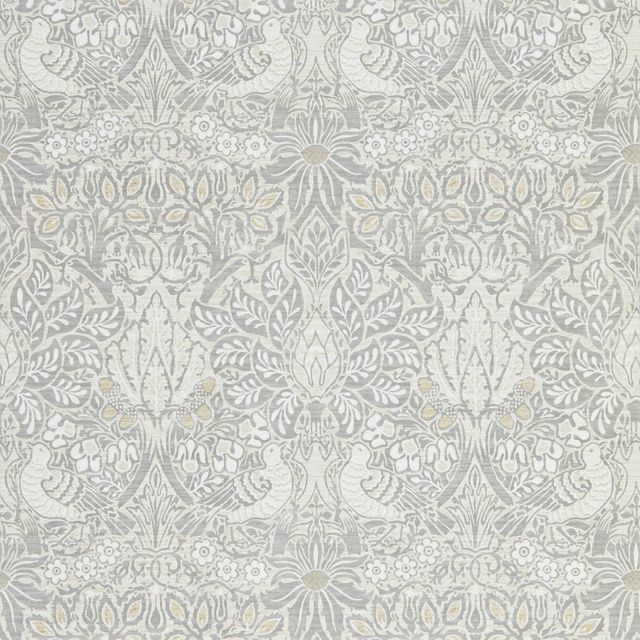 William Morris Pure Morris North Wallpapers Pure Dove & Rose Cloud Grey Wallpaper