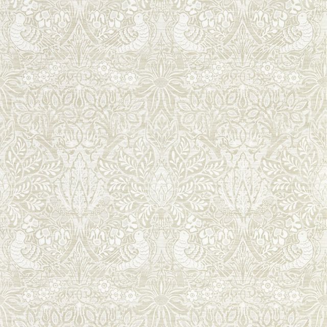 William Morris Pure Morris North Wallpapers Pure Dove & Rose White Clover Wallpaper