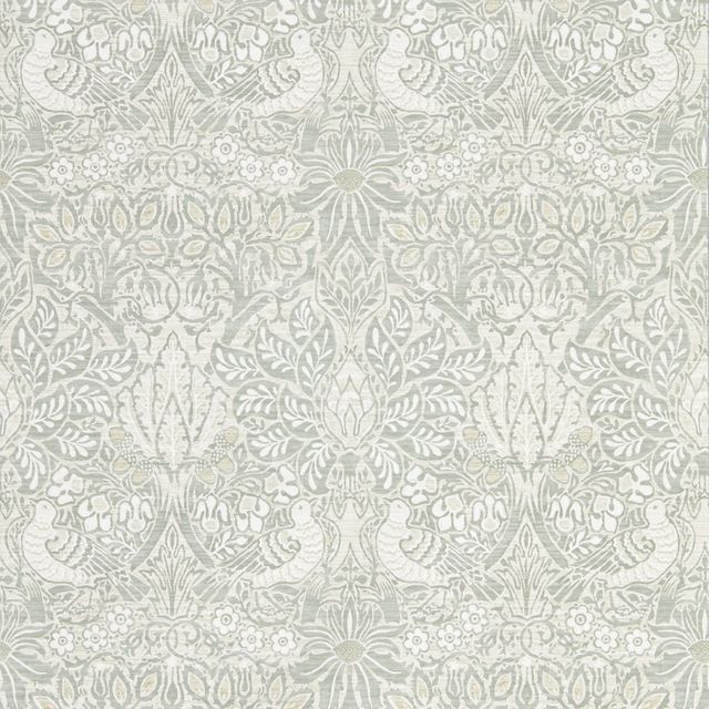 William Morris Pure Morris North Wallpapers Pure Dove & Rose Grey Blue Wallpaper