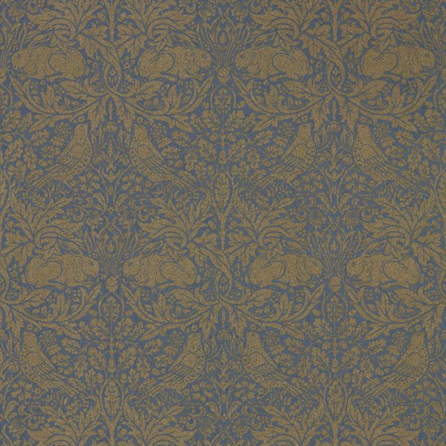 William Morris Pure Morris North Wallpapers Pure Brer Rabbit Ink/Gold Wallpaper