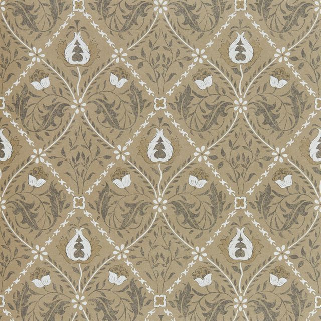 William Morris Pure Morris North Wallpapers Pure Trellis Gold Wallpaper