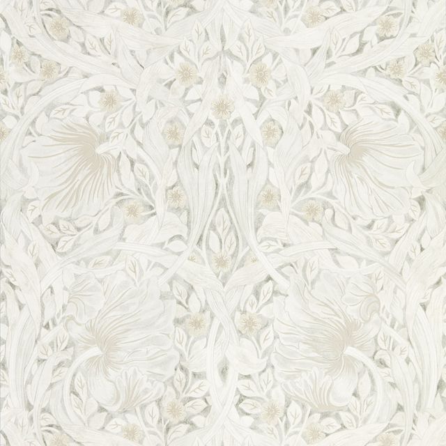 William Morris Pure Morris North Wallpapers Pure Pimpernel Lightish Grey Wallpaper