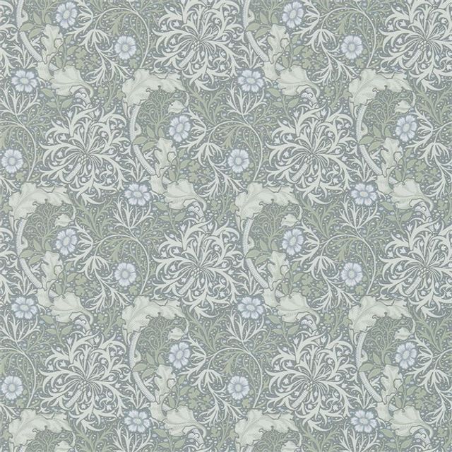 William Morris The Craftsman Wallpapers Morris Seaweed Silver/Ecru Wallpaper